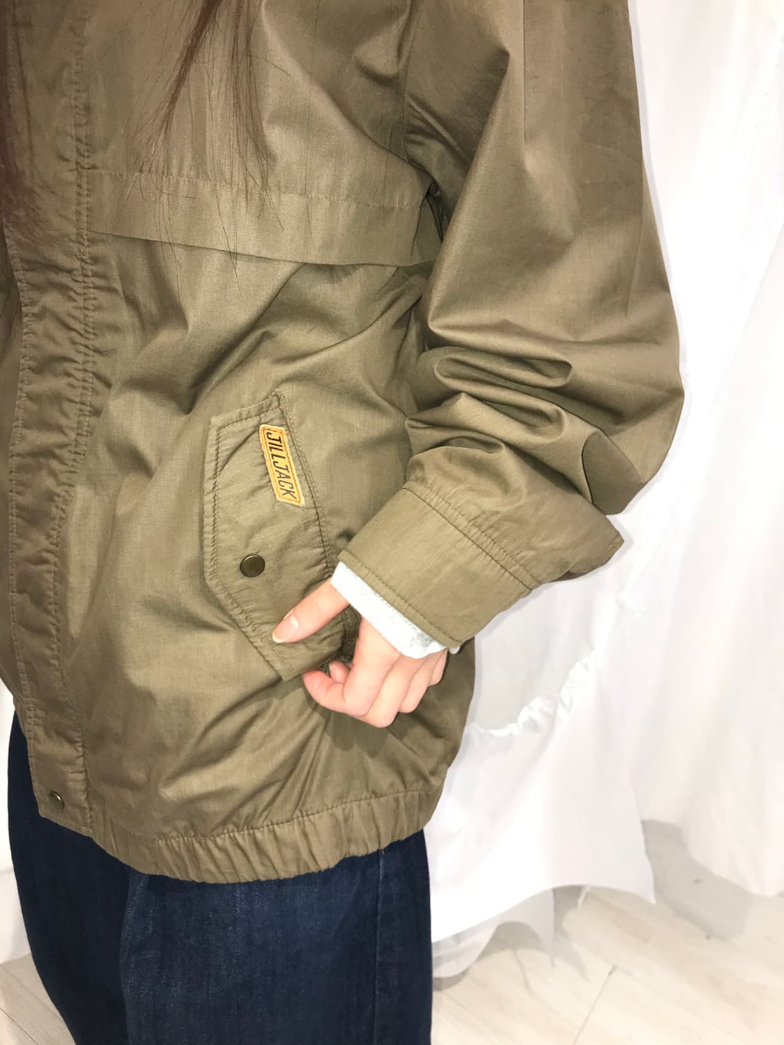 카키 워크 자켓  상품이미지4