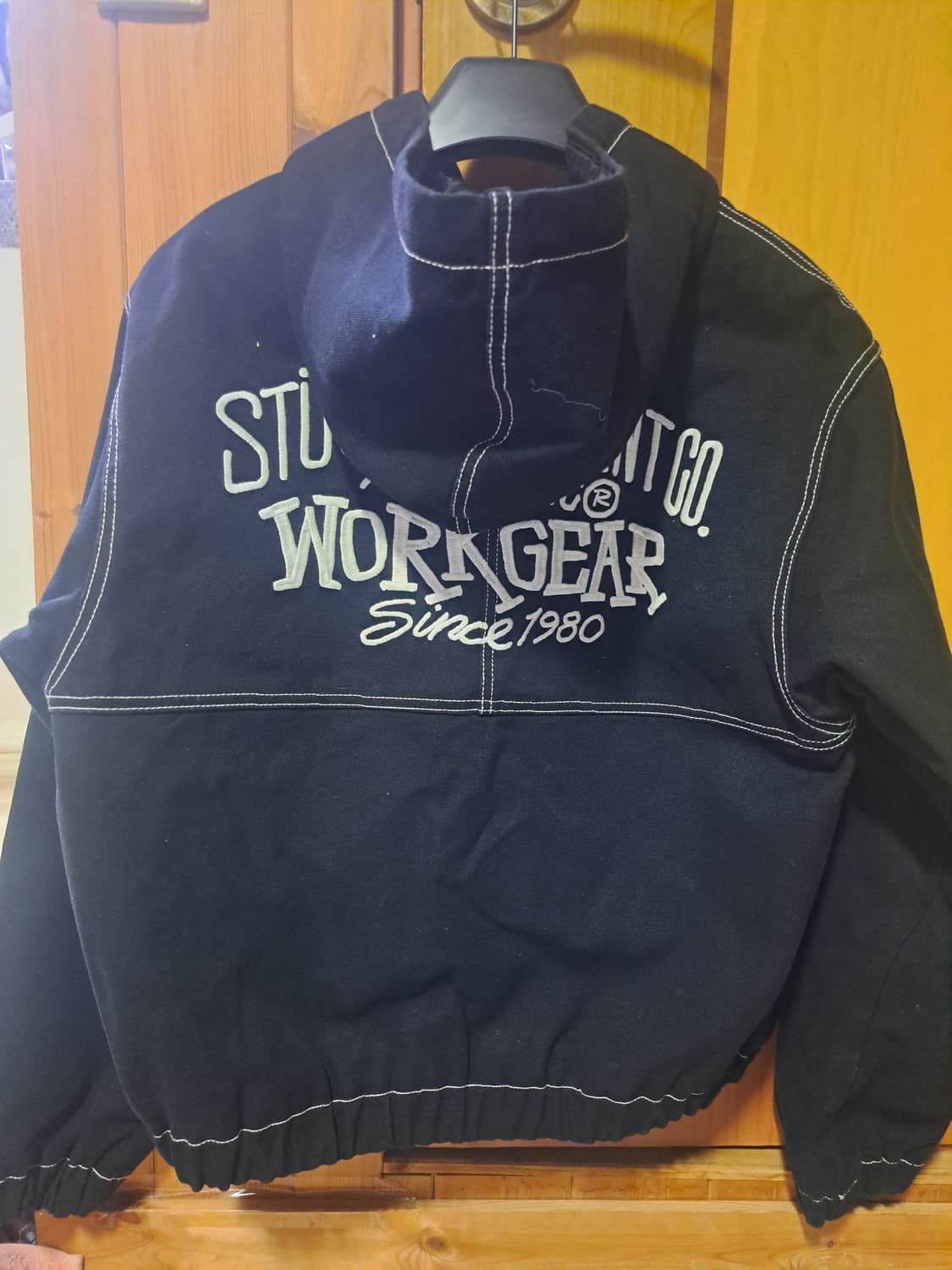 스투시 콘트라스트 스티치 워크자켓 S 상품이미지2