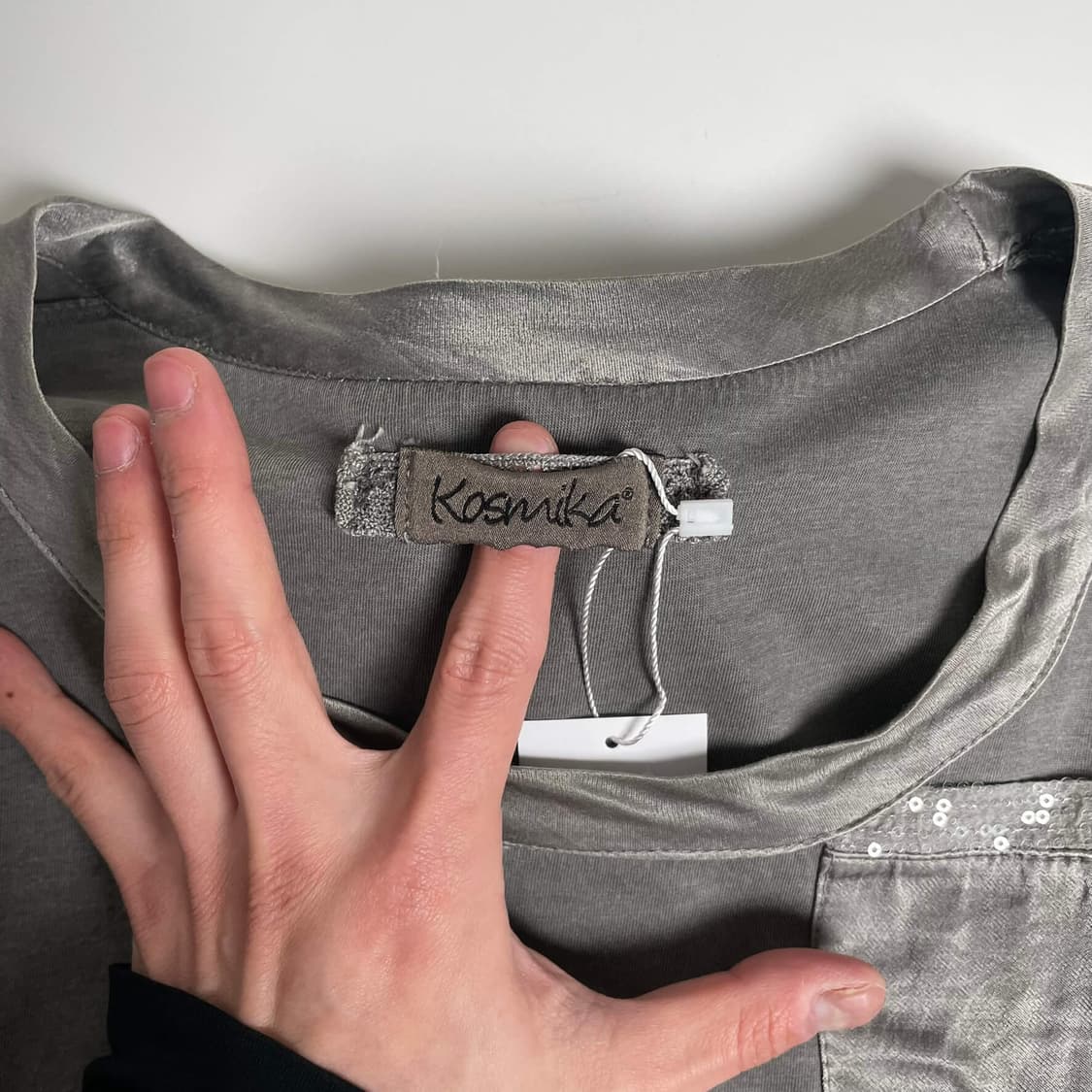 Kosmika 코튼 비스코스 레이어드 롱슬리브 (italy)   상품이미지7