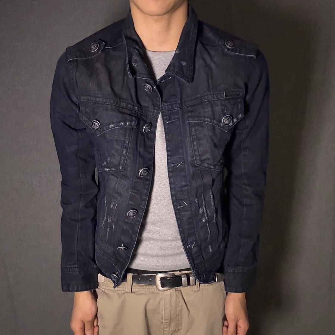 버커루 진청 데님 자켓 상품이미지3