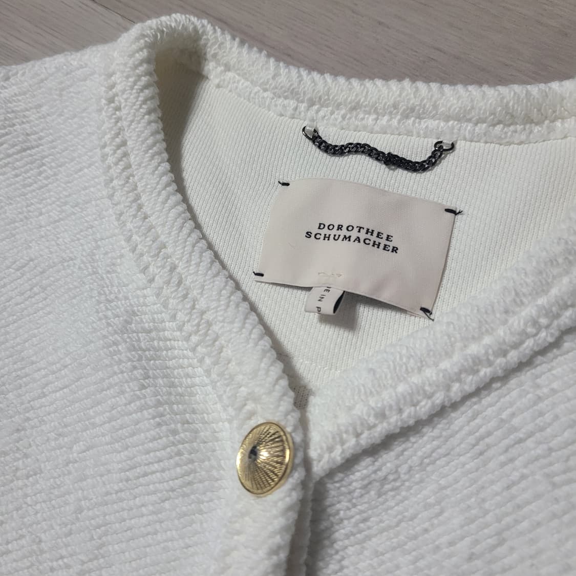 Dorothee Schumacher의 크롭 테리 자켓 상품이미지1