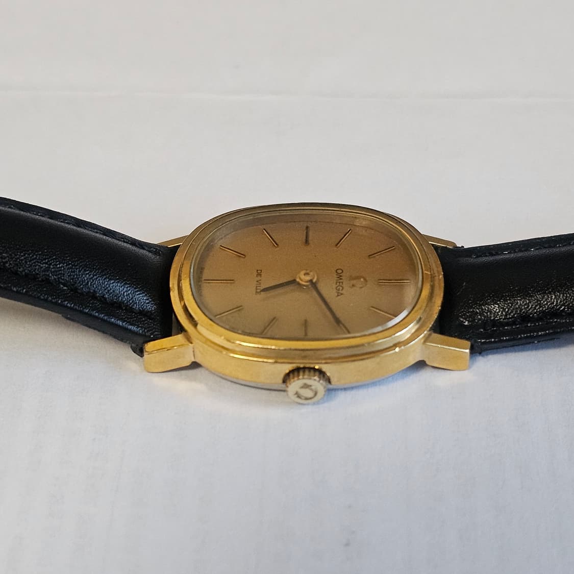 정품 빈티지 오메가 드빌 엘립스 가죽 수동시계 팝니다 상품이미지3