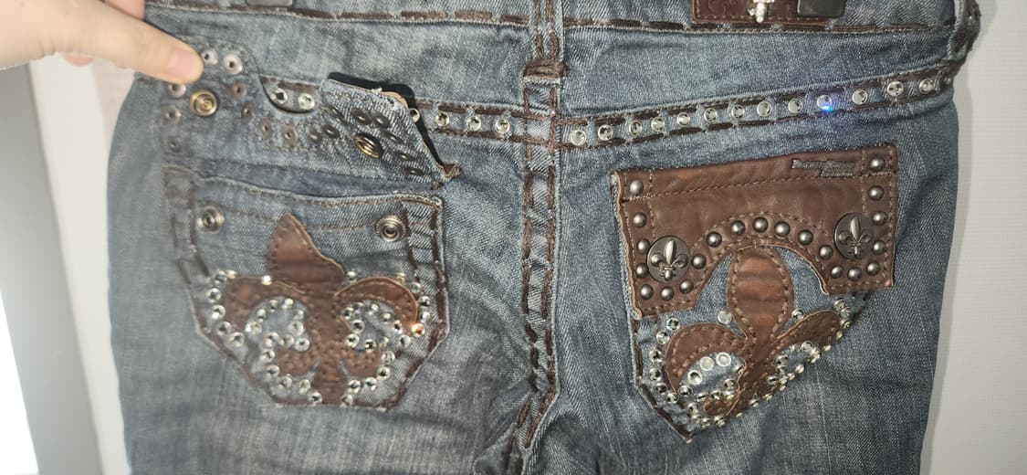 라구나비치 데님 청바지 크롬하츠 상품이미지5