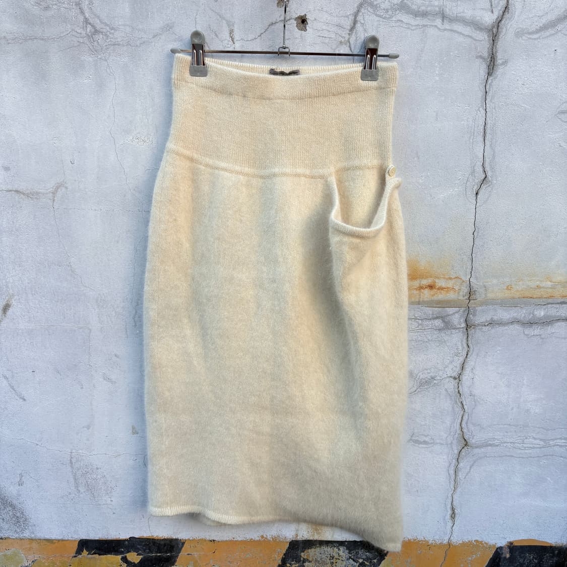 Issey Miyake 80s 이세이미야케 울 스커트 상품이미지1