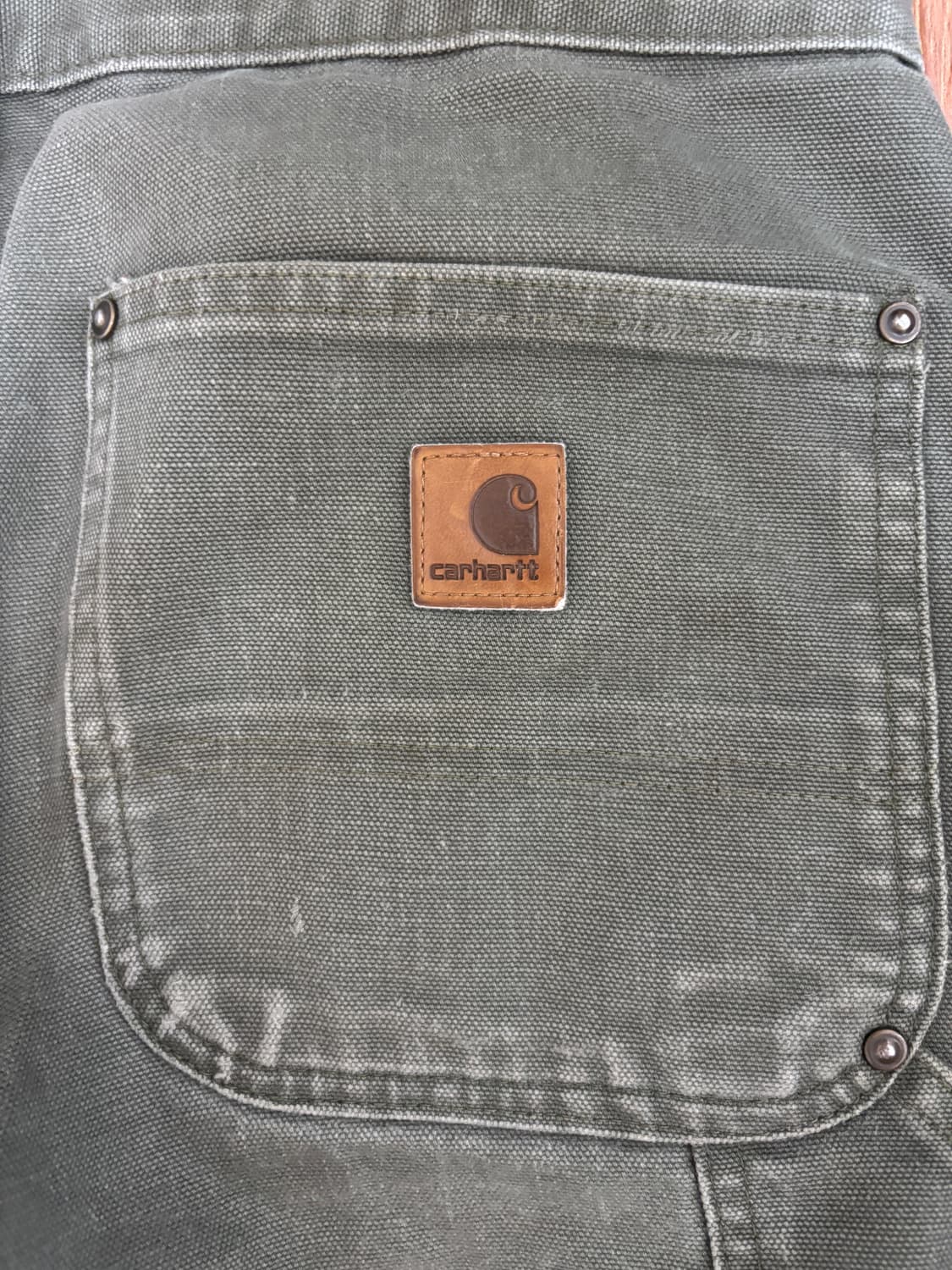 00s 칼하트 더블니 모스그린 상품이미지3