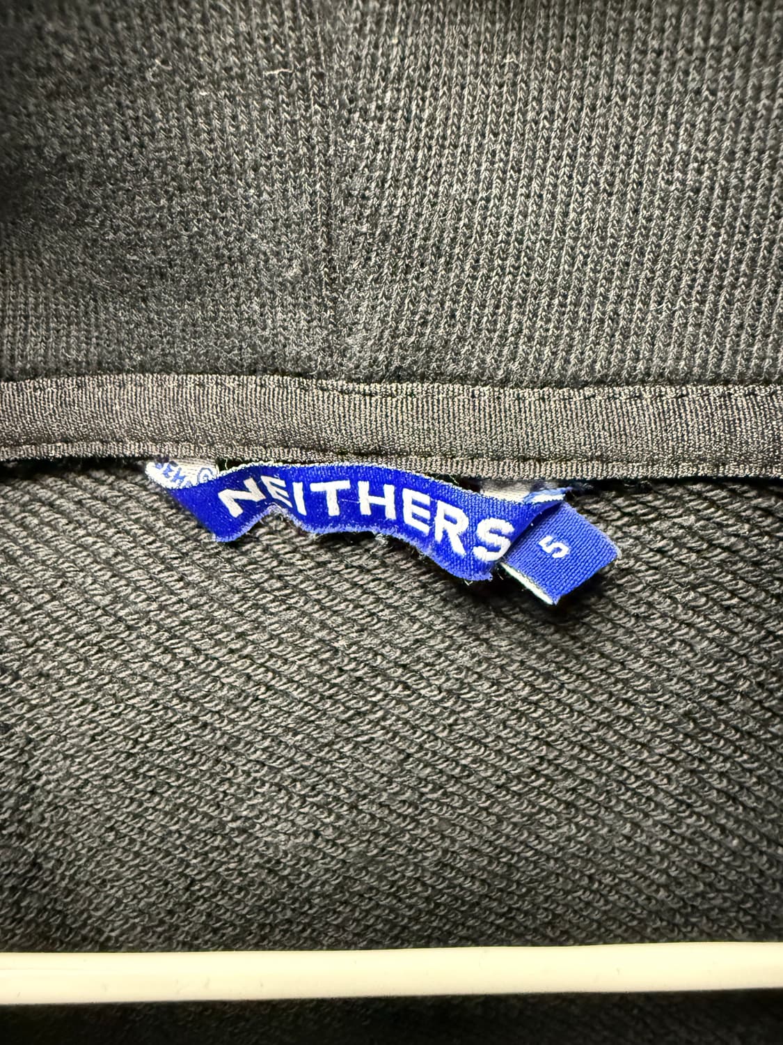 네이더스 검정 후드티 5사이즈 상품이미지3