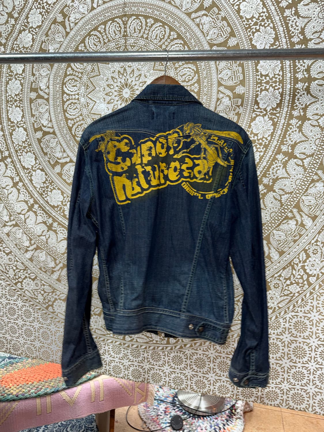 디젤 백프린팅 투포켓 데님 자켓  상품이미지8