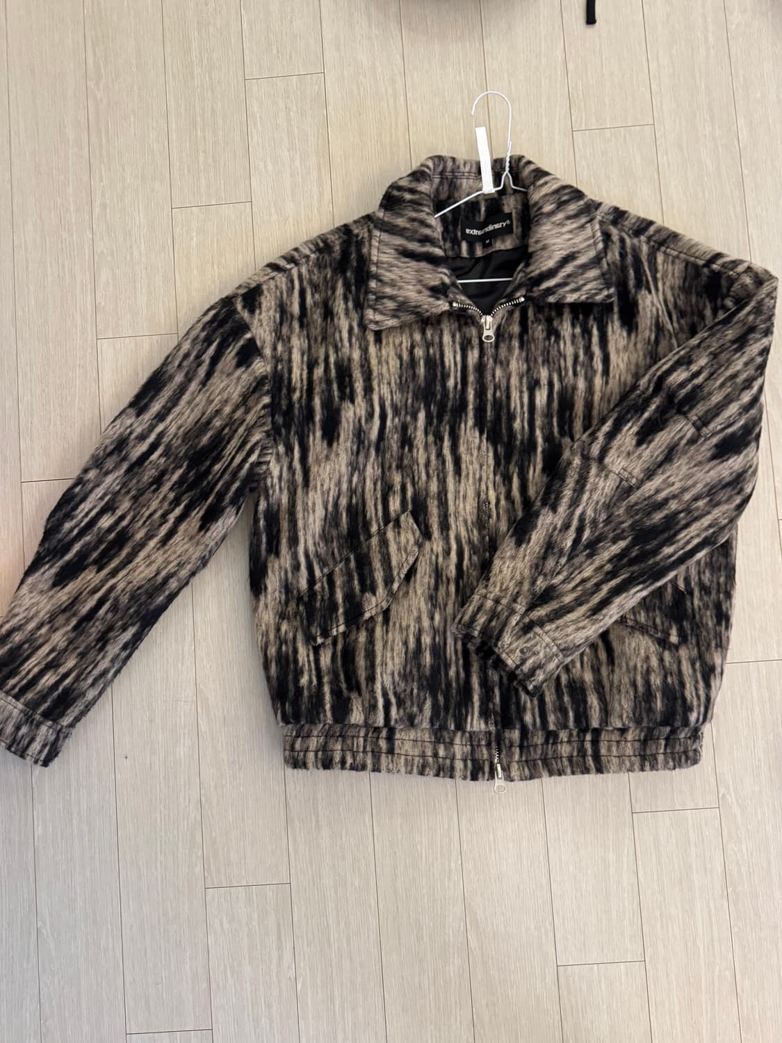 엑스트라오디너리 패턴 브러쉬 자켓 상품이미지1