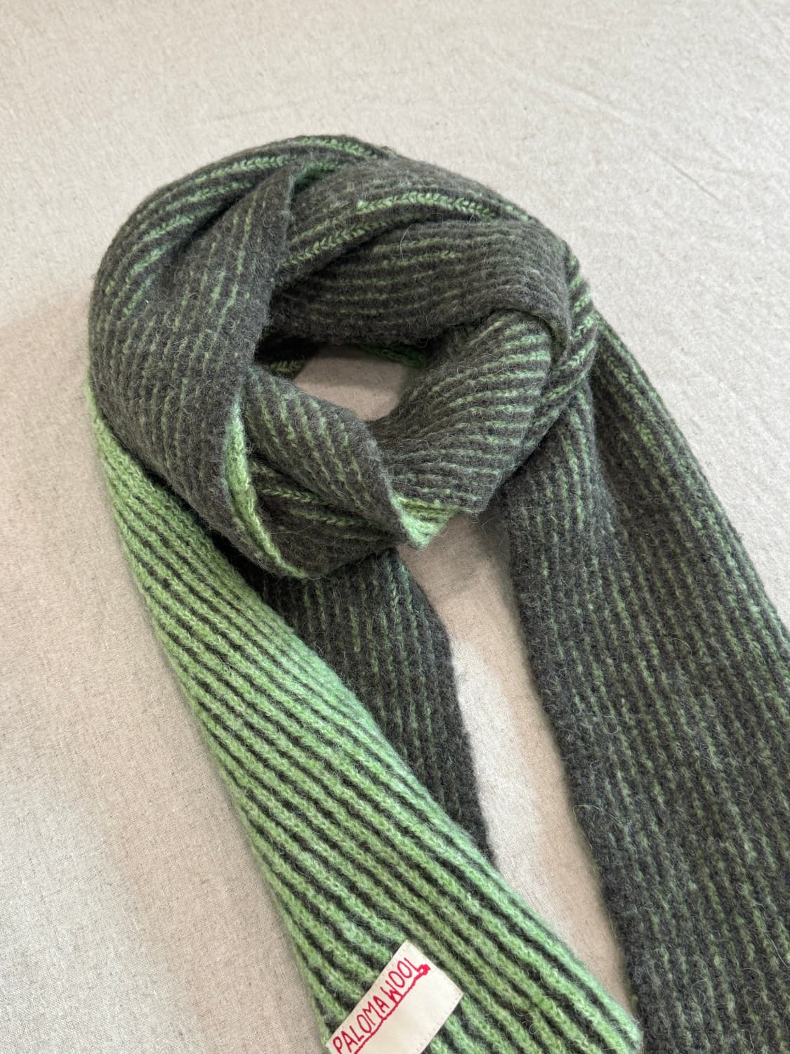 팔로마 울 그린 머플러 상품이미지2