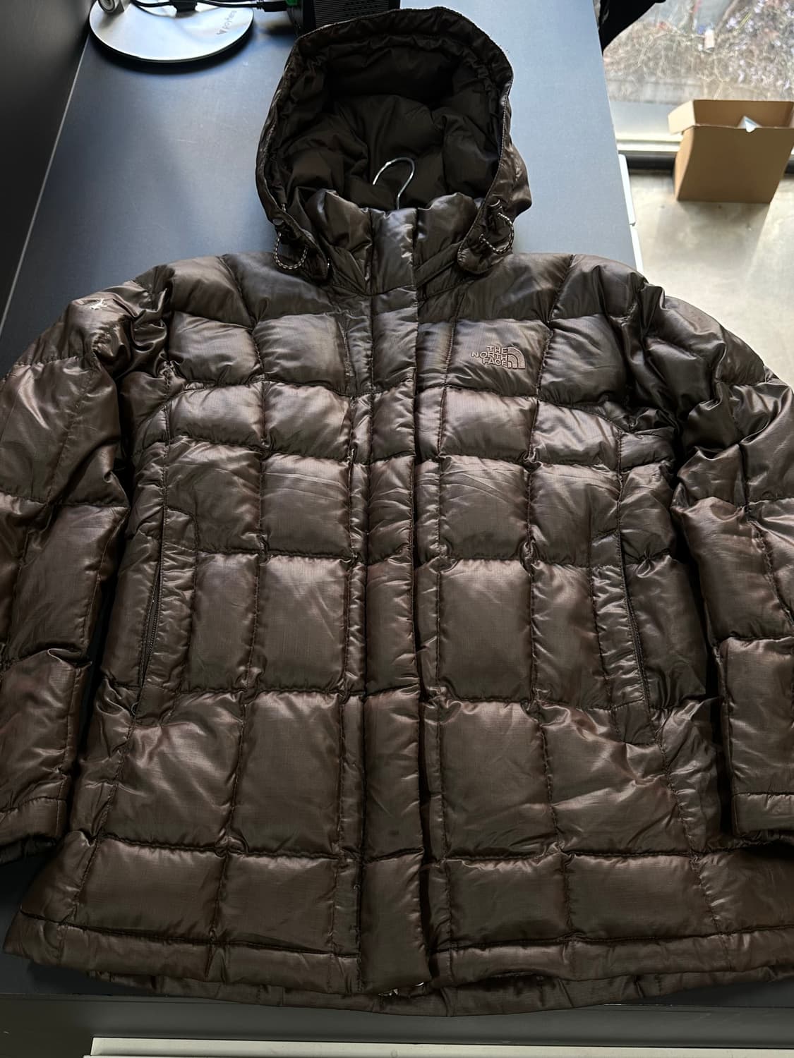 노스페이스 우먼스 600다운 투웨이 패딩자켓 초코 상품이미지8