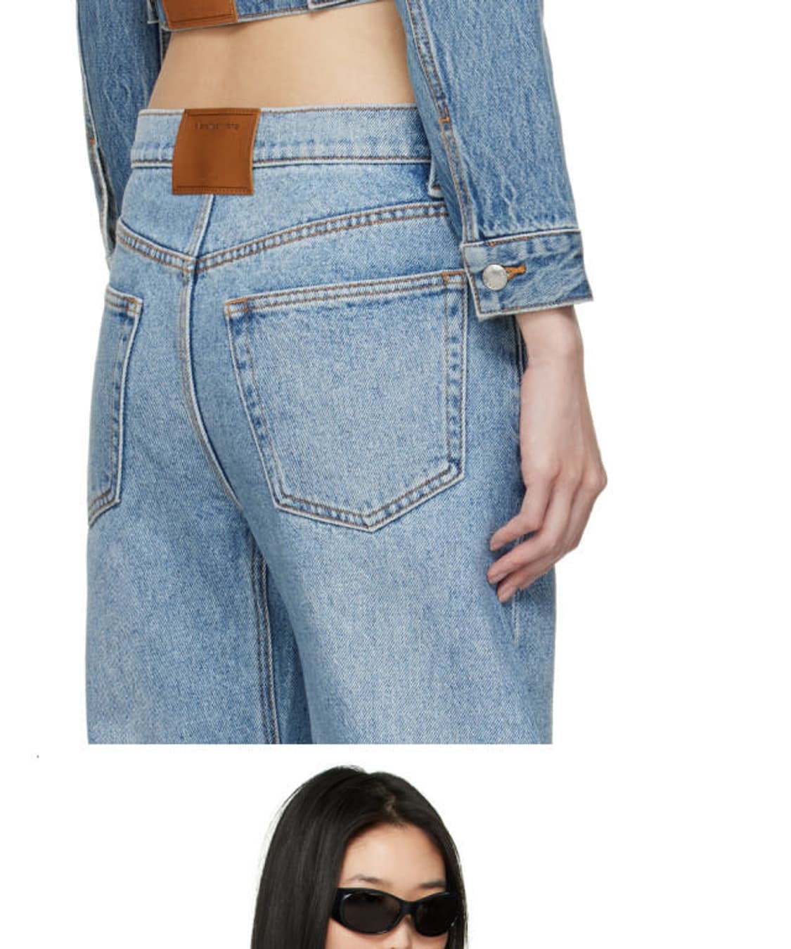 알렉산더왕 블루 트러커 크롭 데님 재킷 상품이미지2