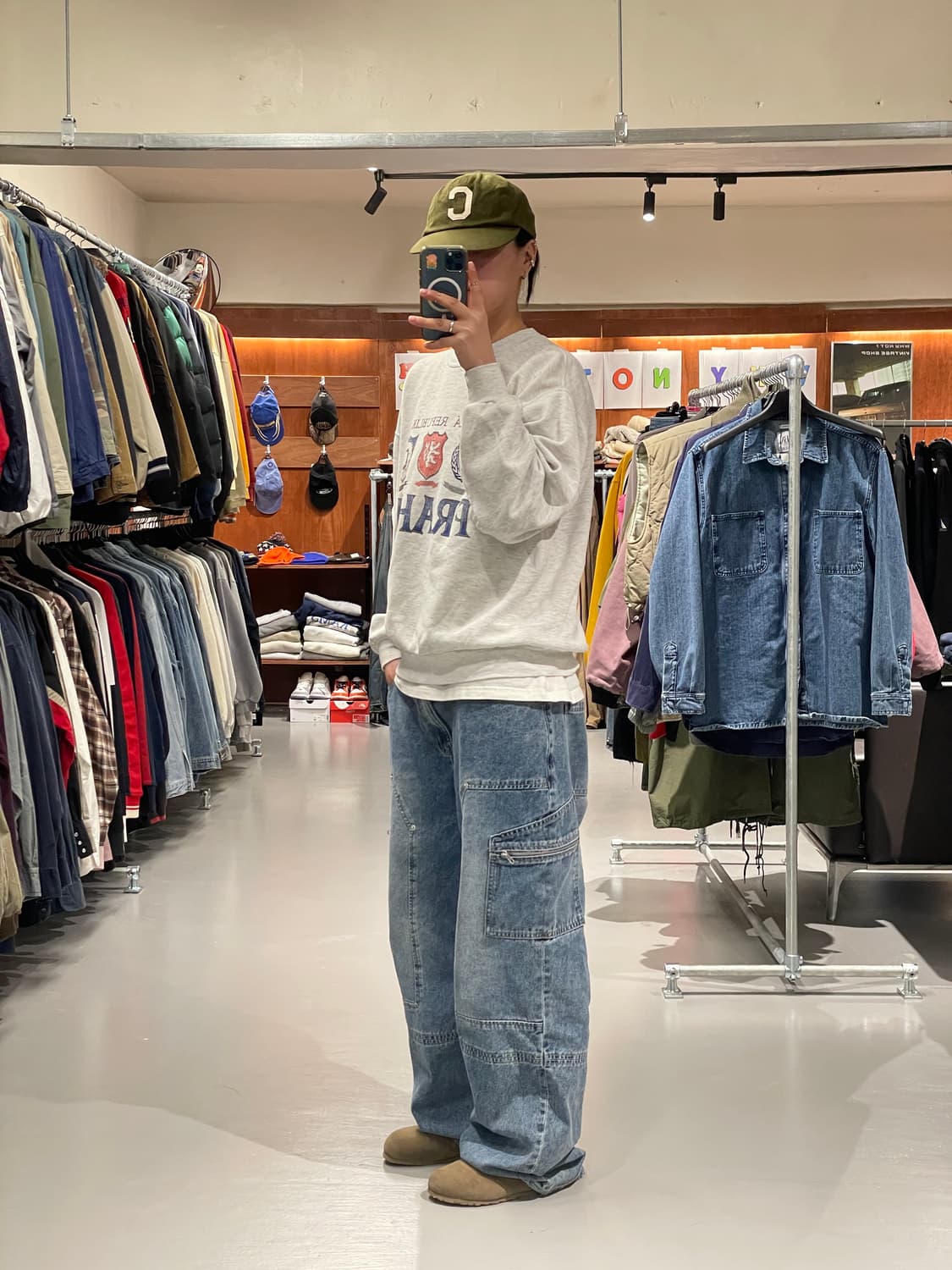 빈티지 프라하 맨투맨 티셔츠   상품이미지5