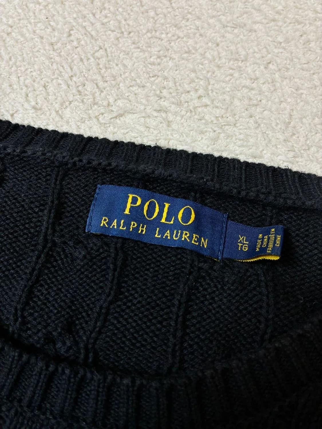 폴로 랄프로렌 10's 코튼 꽈배기 니트 PN7226 상품이미지6