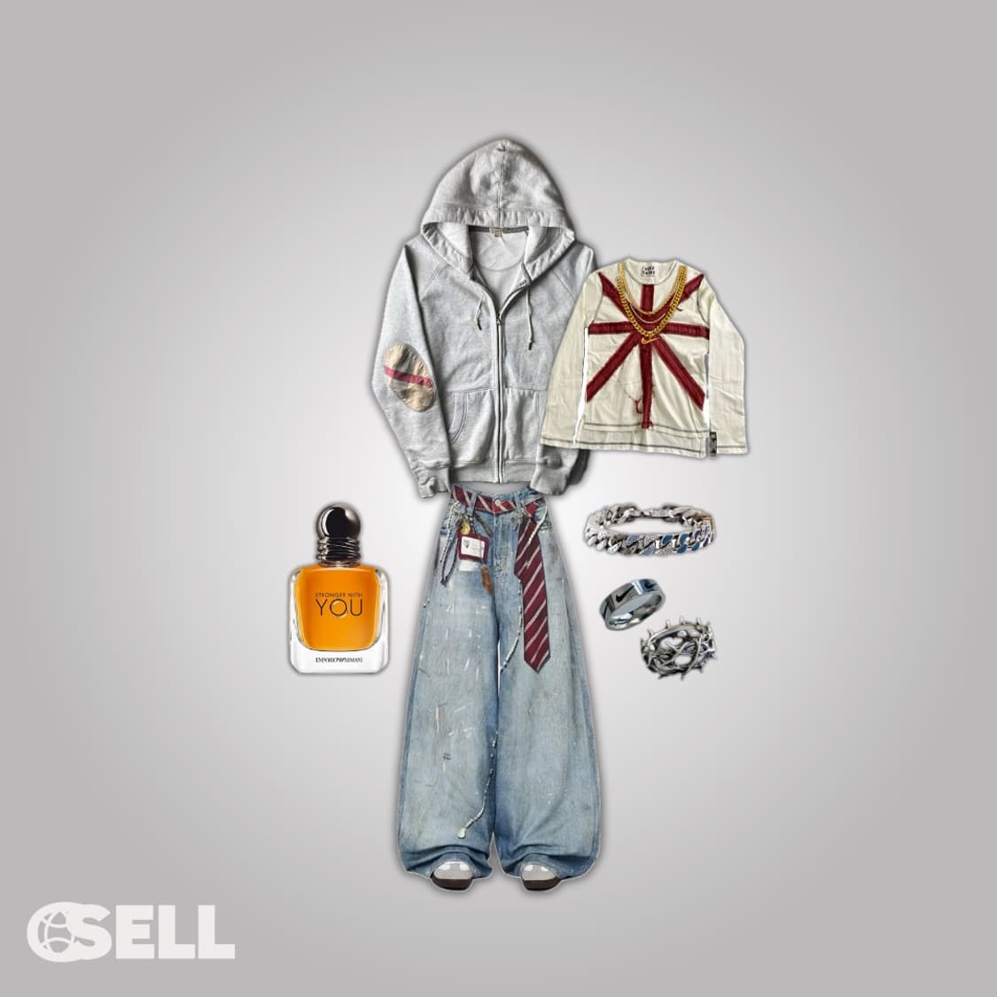 버버리 패치 후드집업 상품이미지2