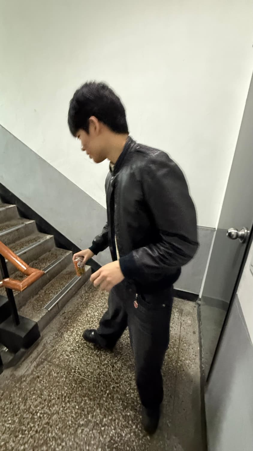 빈티지 레더자켓 안감 퍼 탈부착 L 상품이미지3