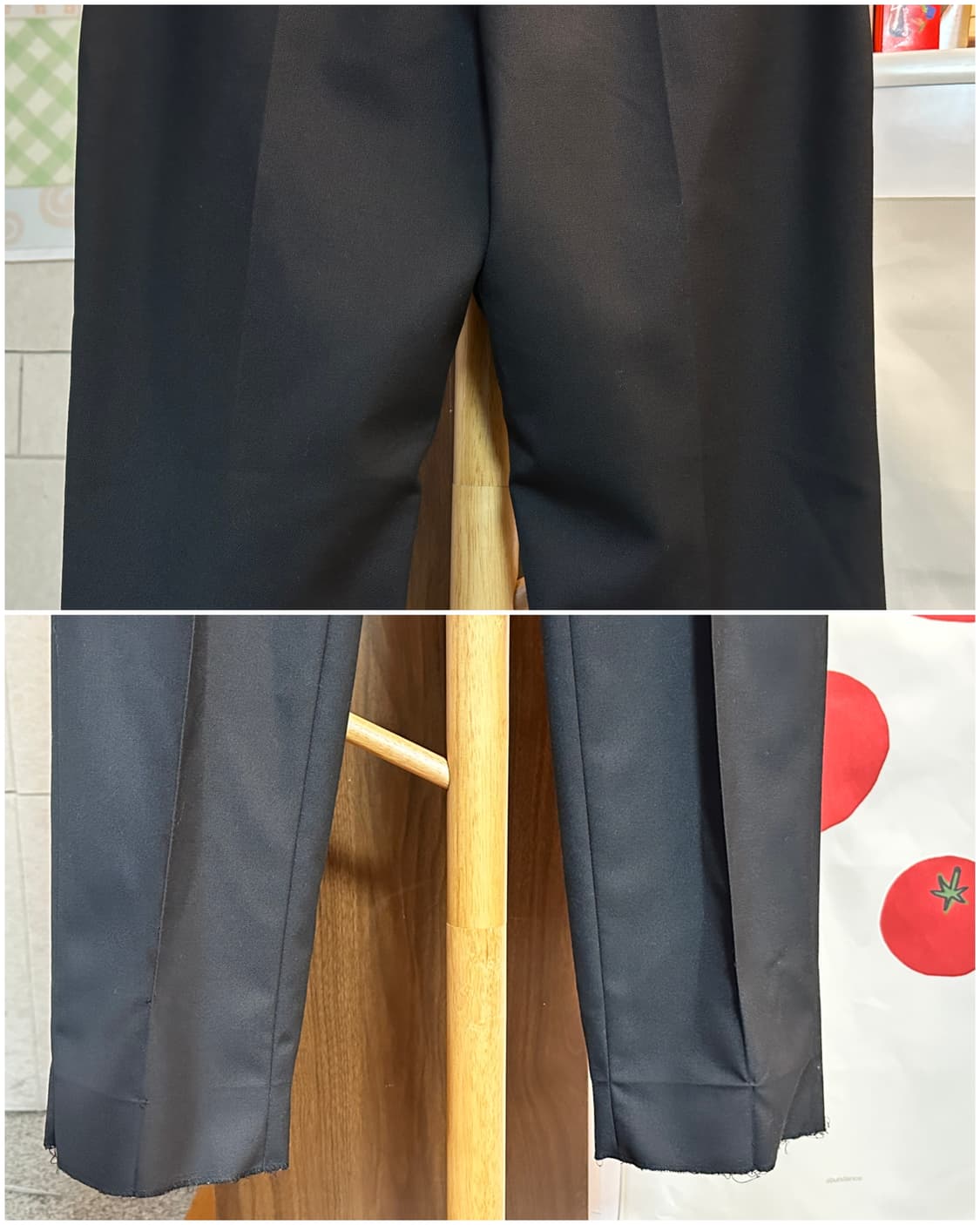 새상품급) JUUN.J 준지 스트링 드레스업슬랙스/44/블랙 상품이미지4