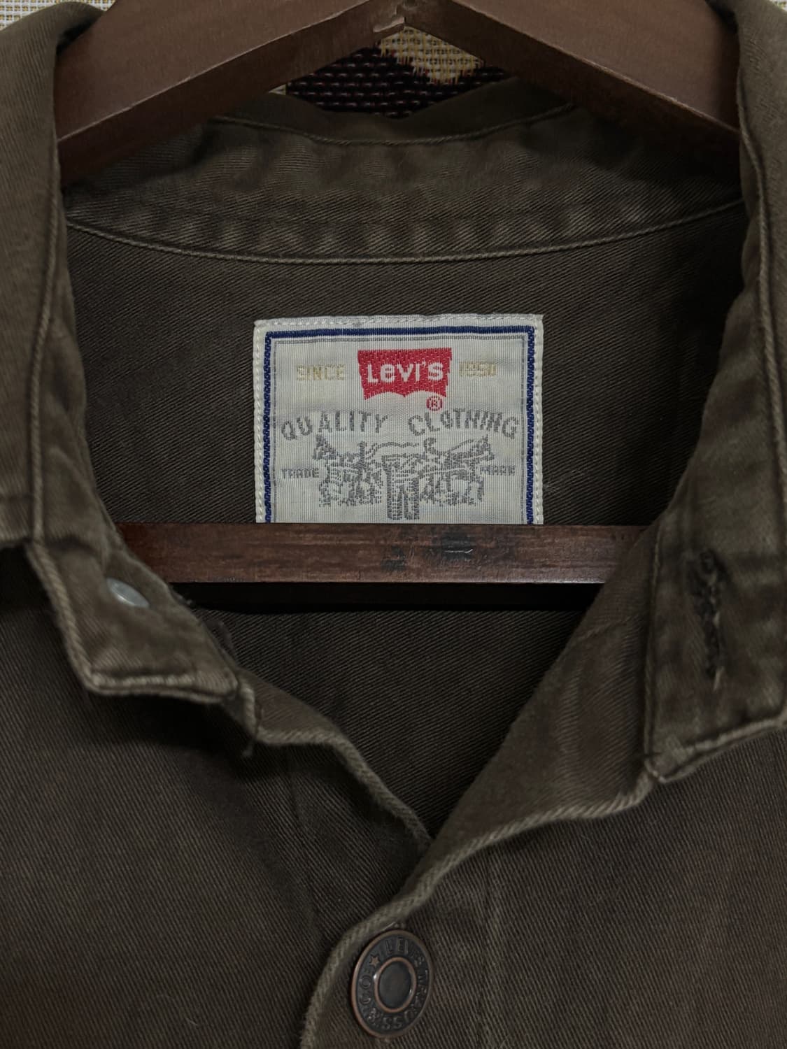 리바이스 워크 셔츠 브라운 XL 상품이미지5