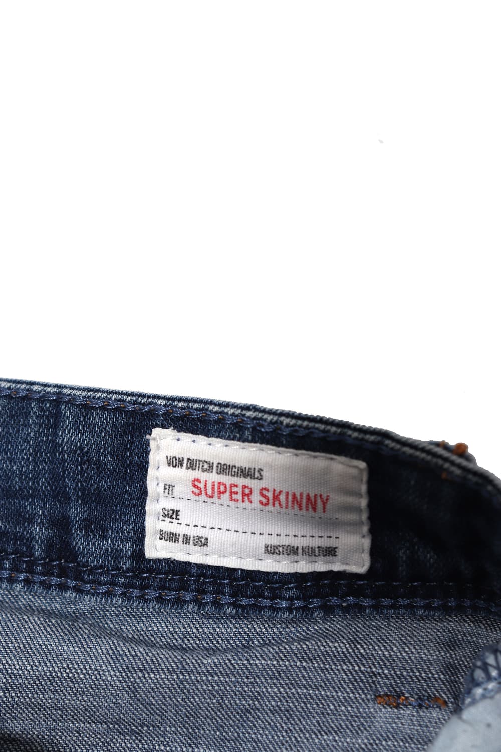 VON DUTCH 슈퍼스키니 데님 팬츠 size 29 상품이미지5