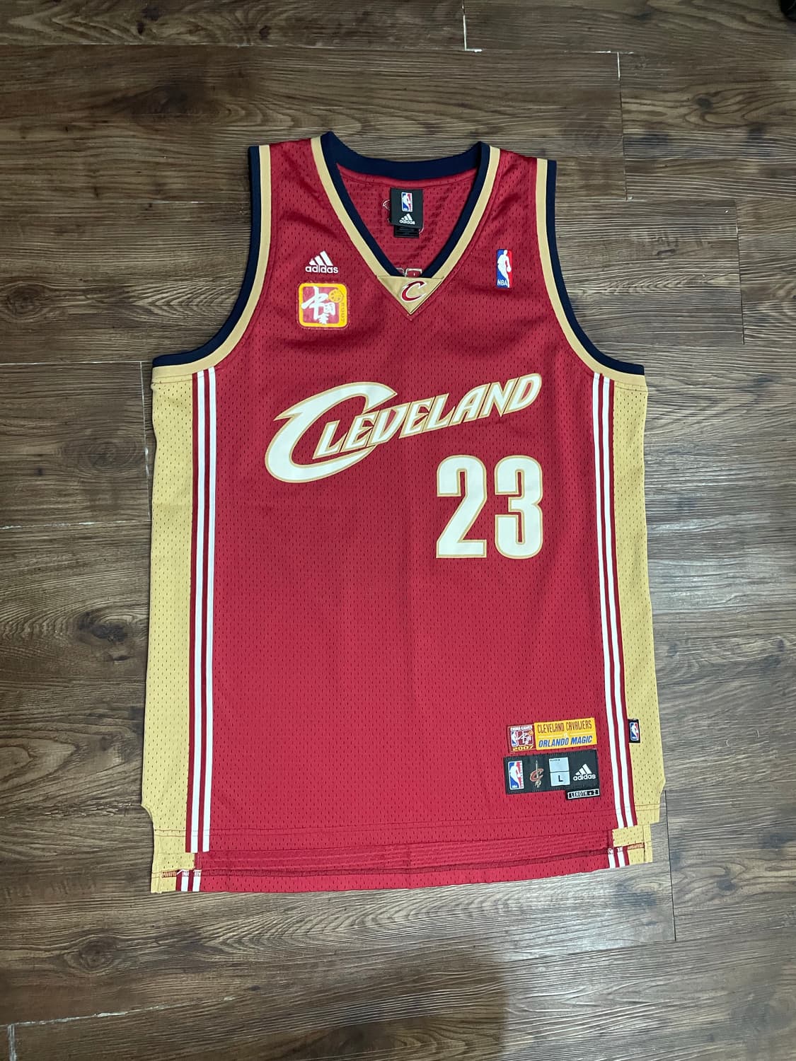 2007 아디다스 NBA 클리블랜드 르브론 제임스 농구 나시 유니폼 상품이미지1
