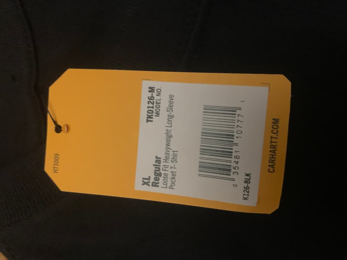 칼하트 포켓 긴팔티 XL 상품이미지3