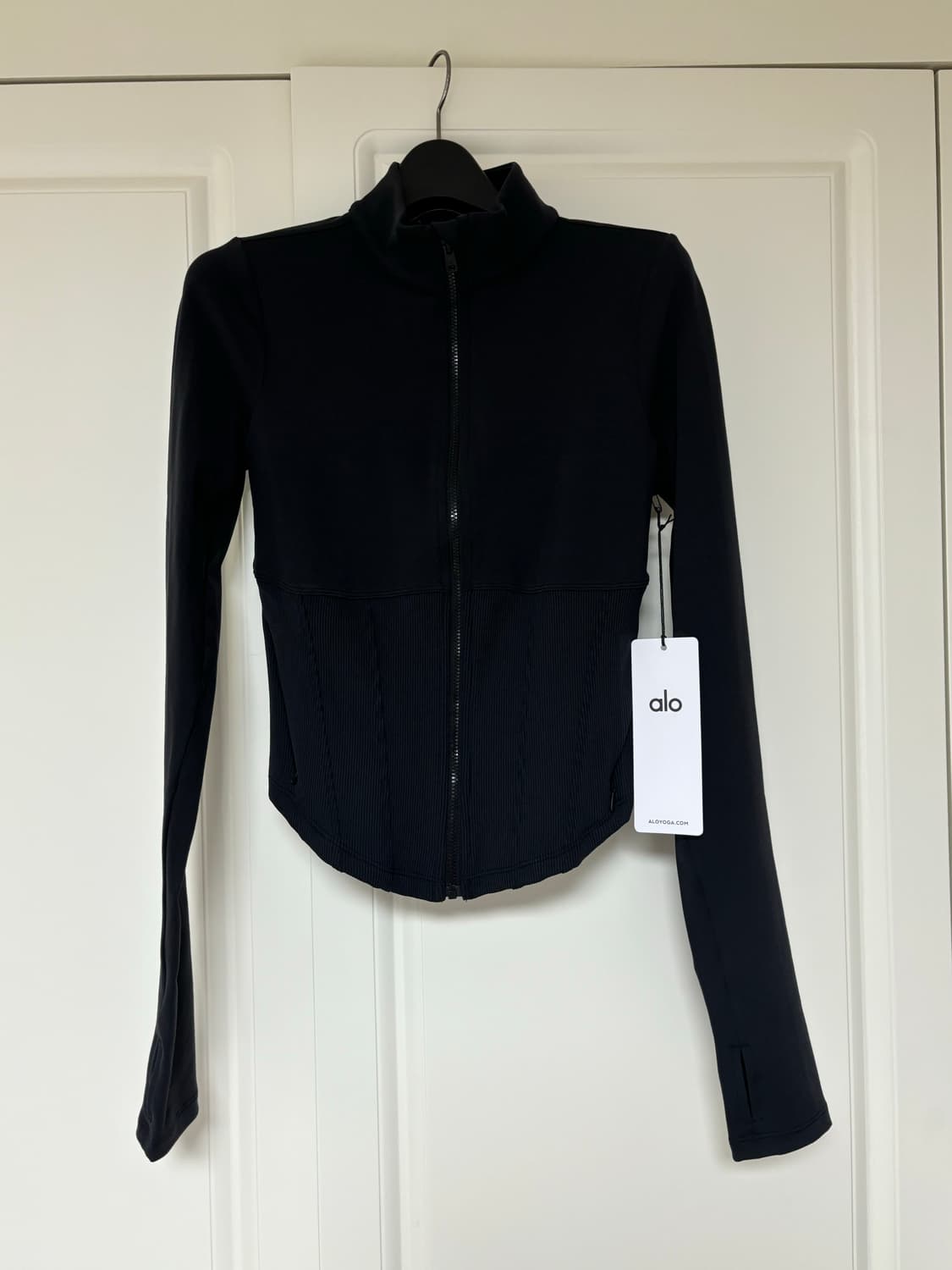 알로요가 에어브러쉬 자켓 블랙 s 상품이미지1