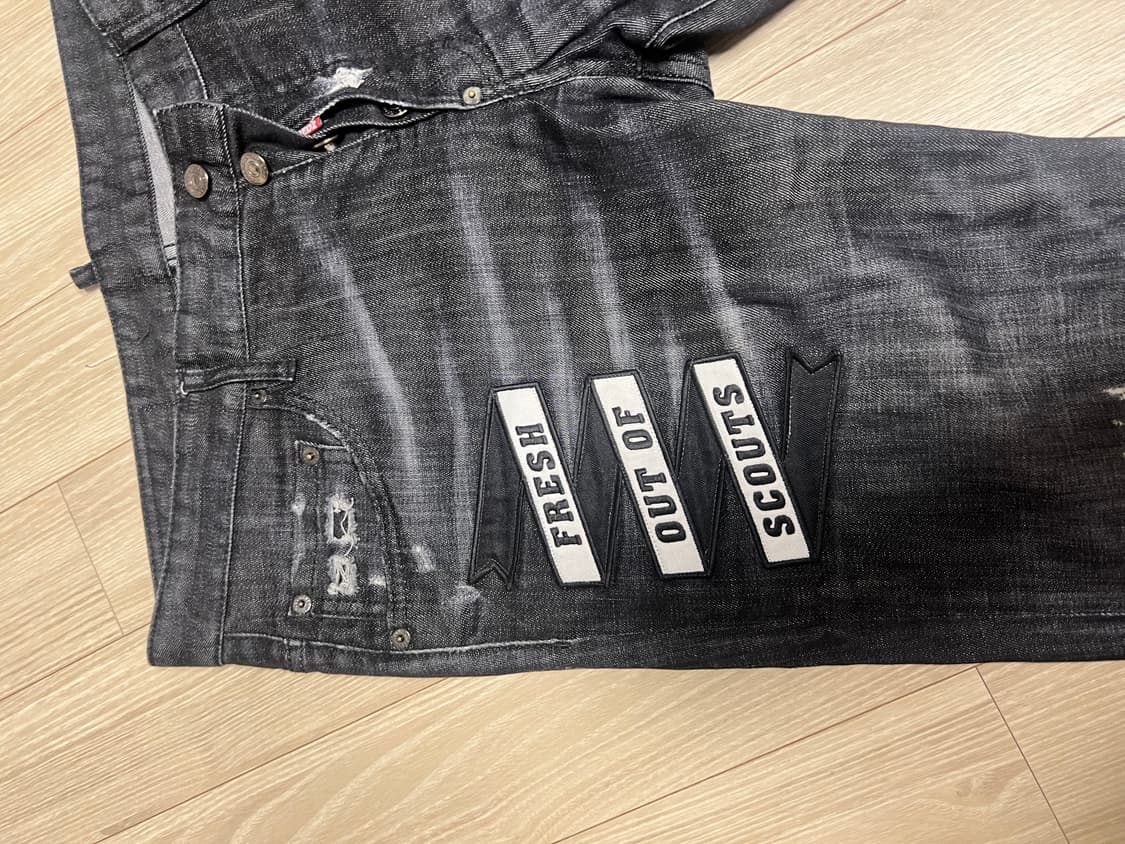 Dsquared2 damage detale 흑청 상품이미지2