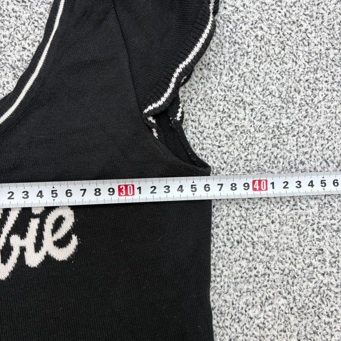 M Barbie 바비 프릴 반팔 니트 0407J 상품이미지5