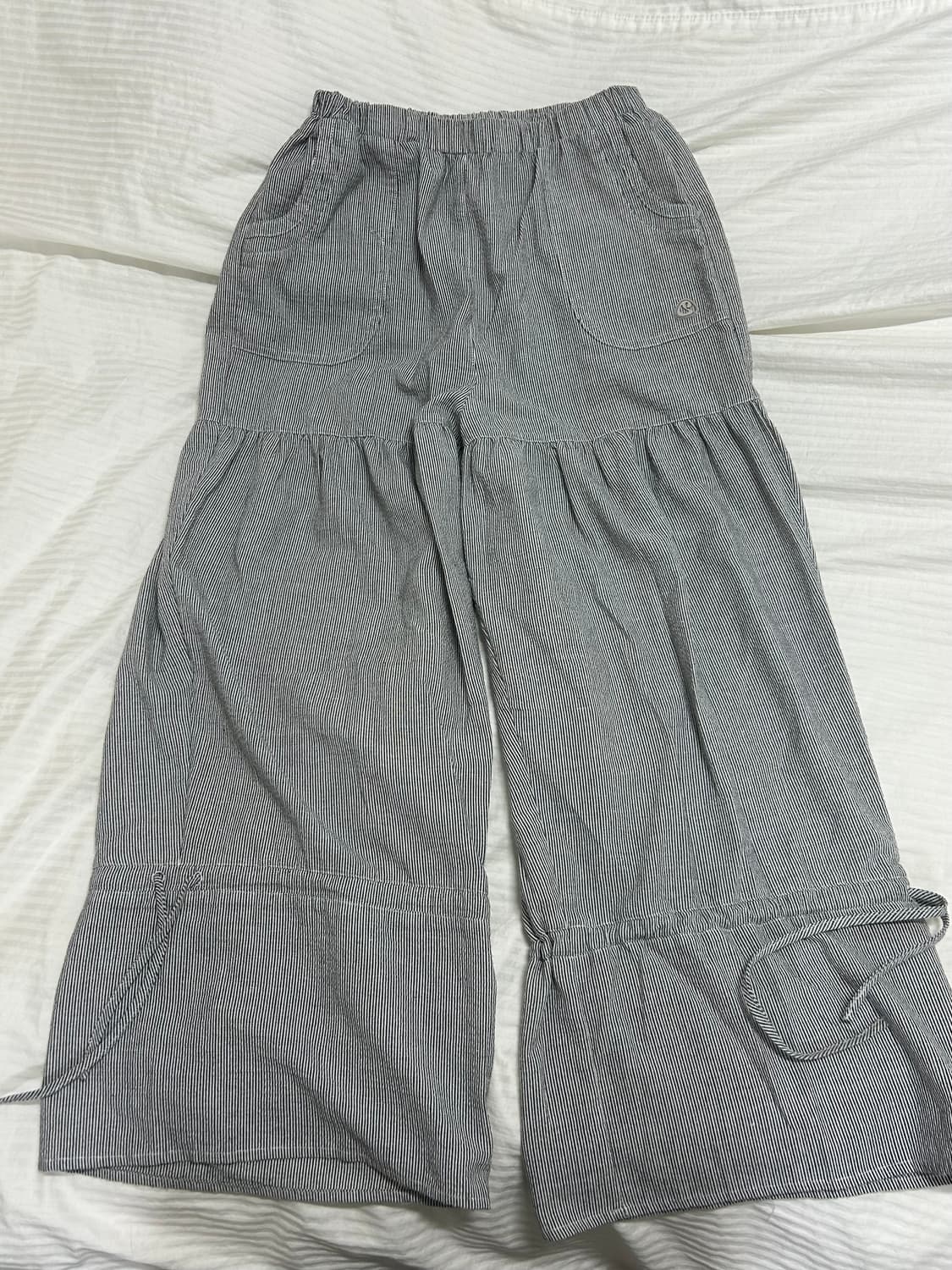 코이세이오  SHIRRING ROUGH PANTS STRIPE 상품이미지5