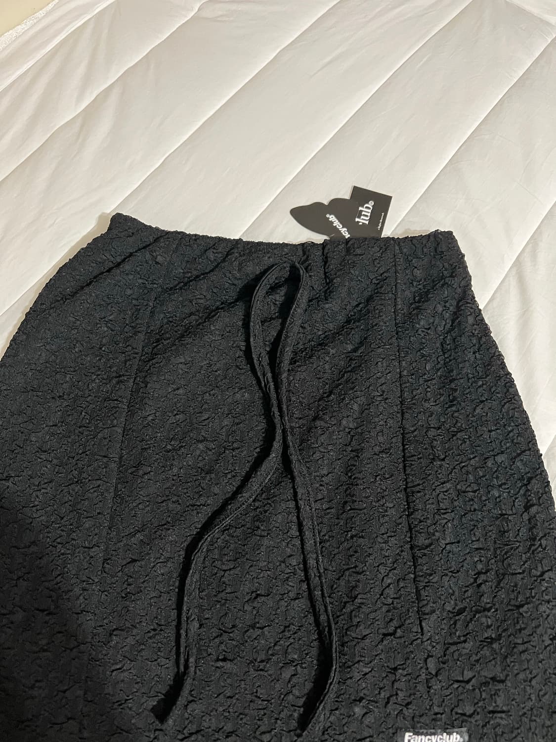 네스티팬시클럽 링클 슬릿 롱스커트 상품이미지4