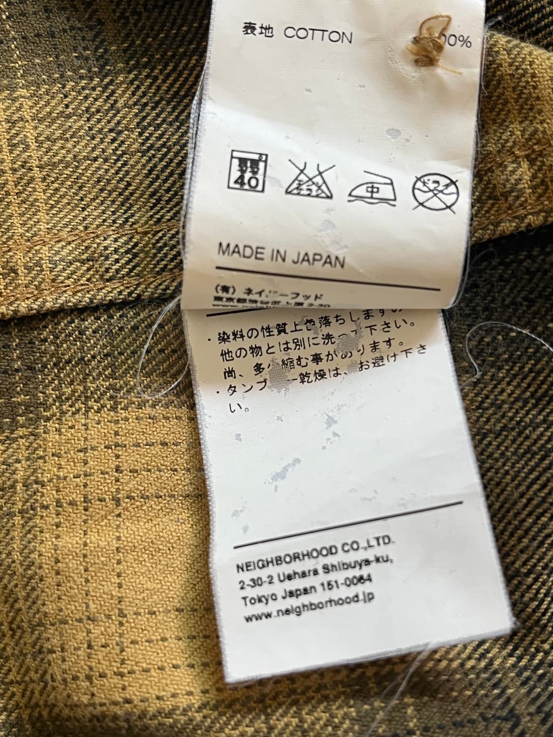 NEIGHBORHOOD FLANNEL PLAIDS SHIRTS 상품이미지10