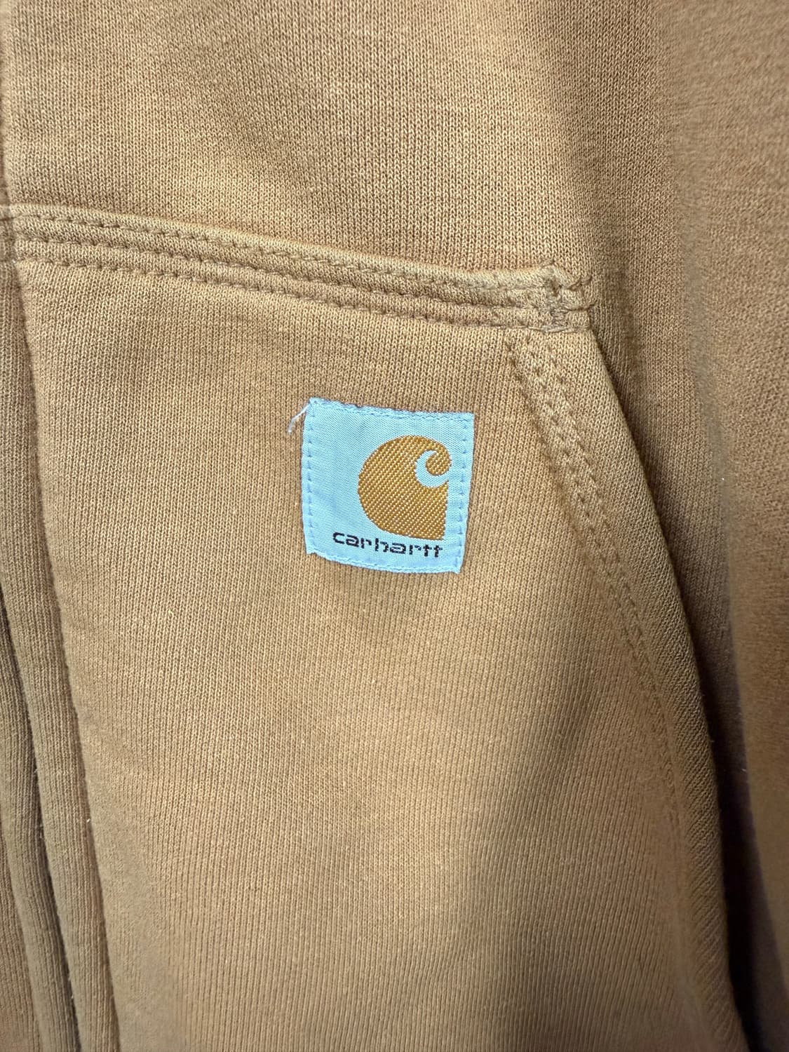 칼하트 된장 패치로고 써멀 코튼 후드집업 2XL 상품이미지2