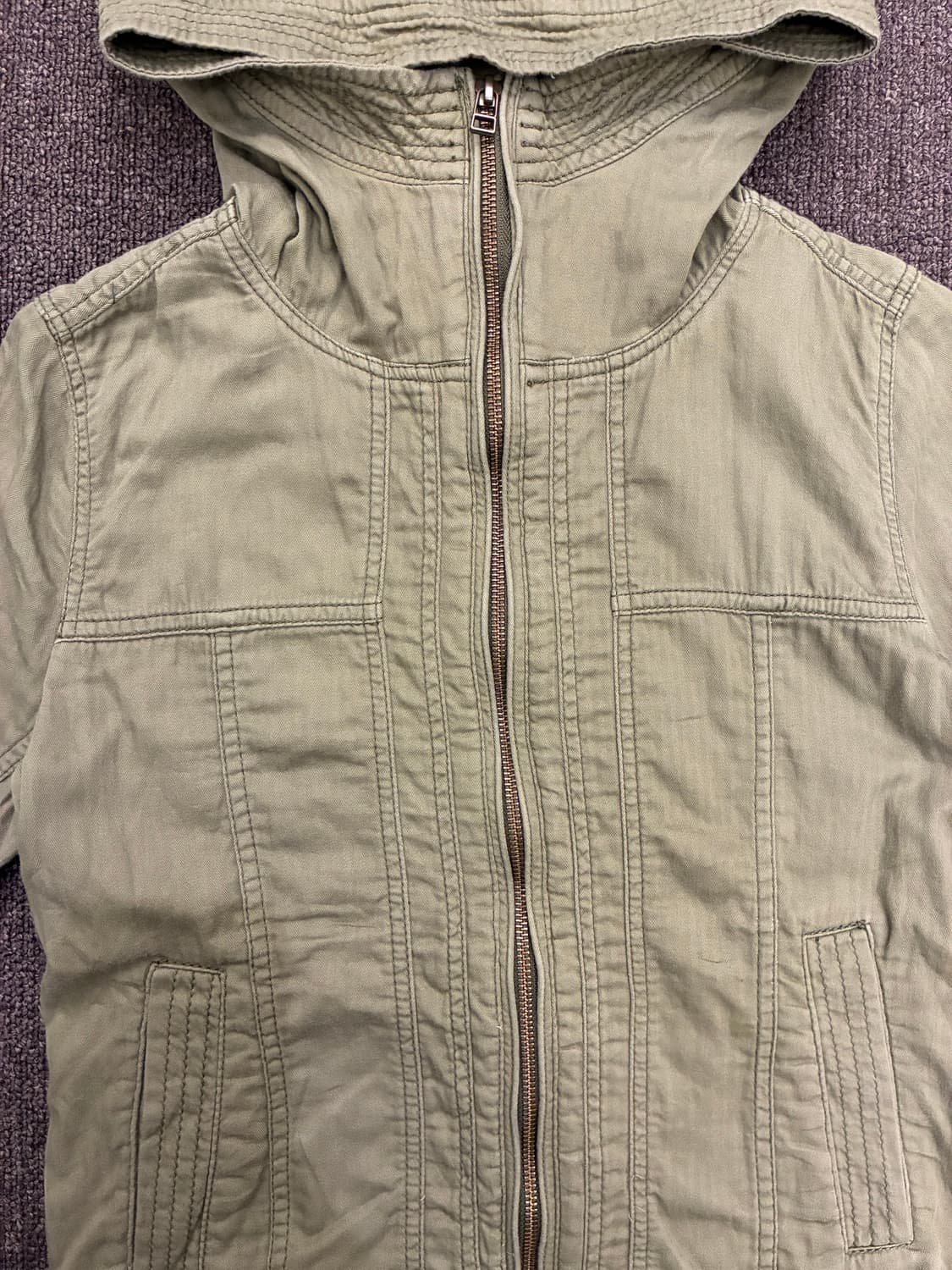 M)유니클로 Military 빈티지 여성 피그먼트 코튼 자켓 상품이미지6