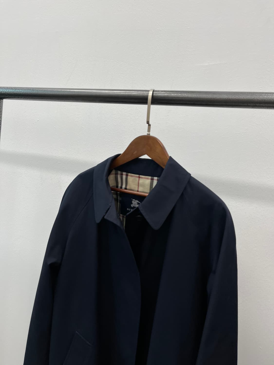 여) 버버리 네이비 개버딘코트 상품이미지3