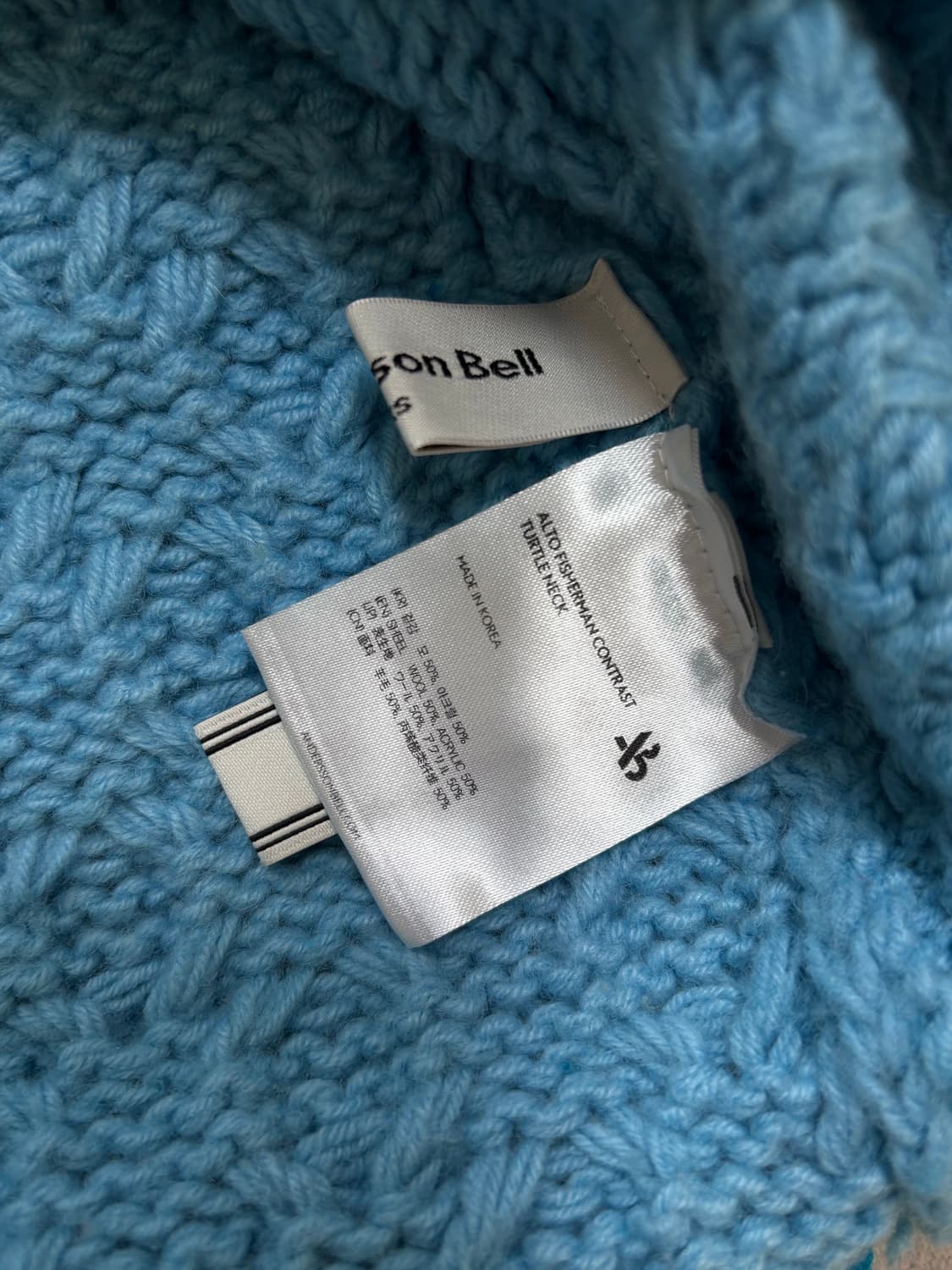 앤더슨벨 하이넥 니트 상품이미지4