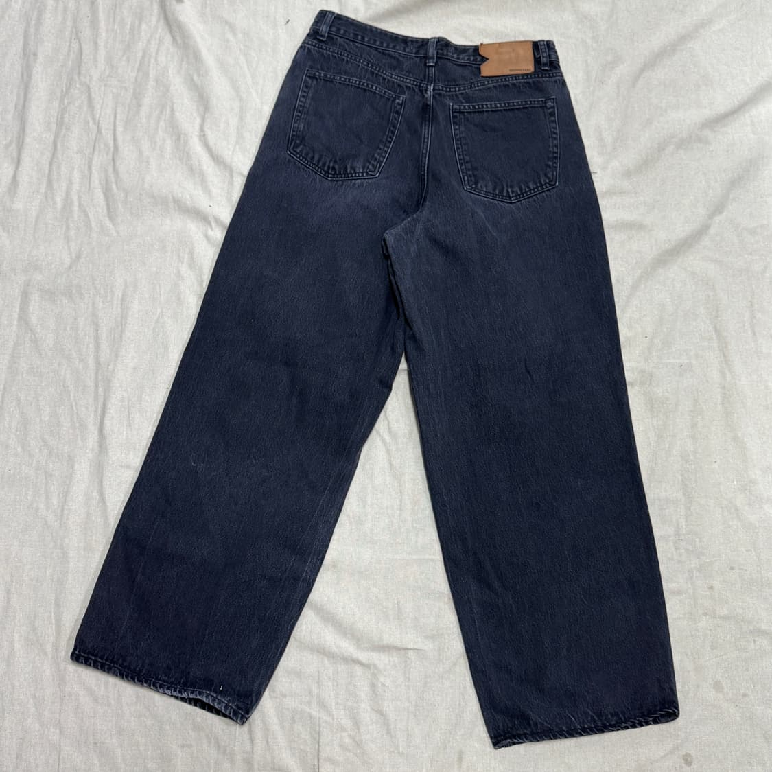 브라운야드 와이드 흑청 데님팬츠 4(29~31) 상품이미지3