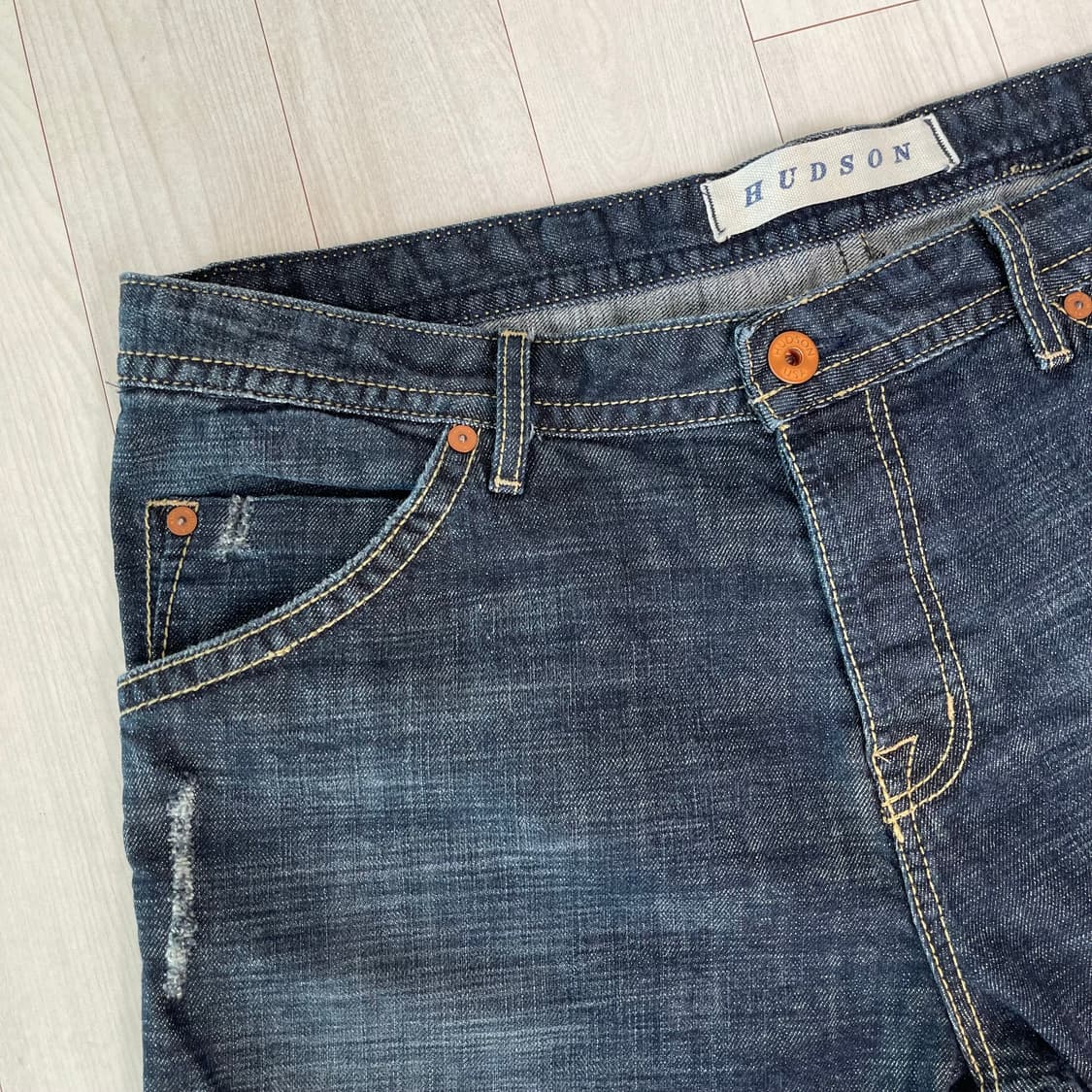 허드슨 40인치 빅사이즈 데님 청바지 (Made in USA) 상품이미지3