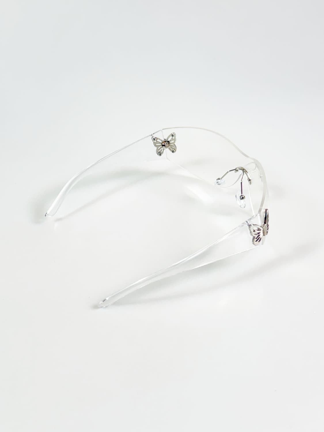 무테 쉴드 고글 클리어 버터플라이 힌지 빈티지 선글라스 상품이미지4