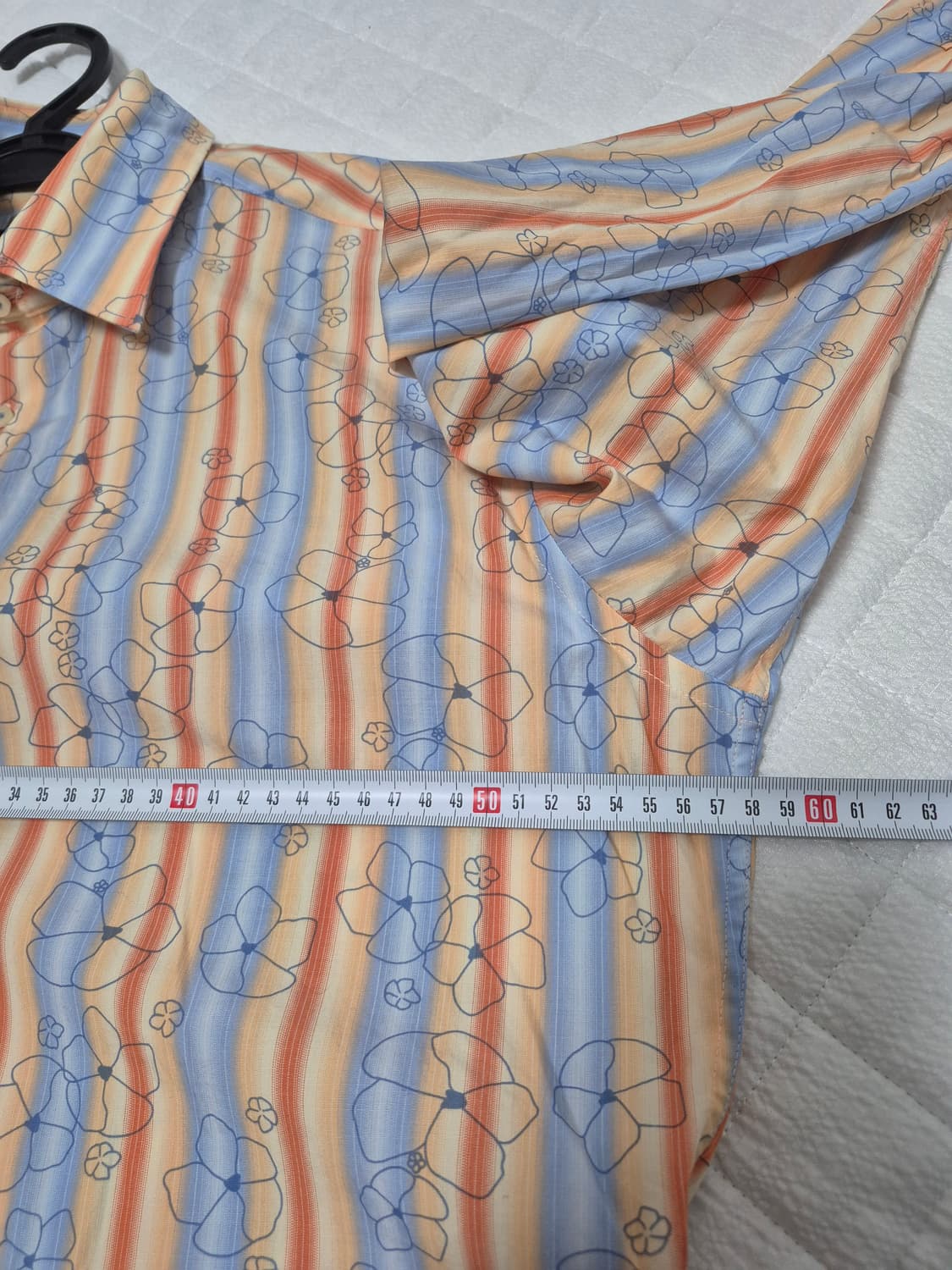 에스티듀퐁 스트라이프 꽃무늬 긴팔 셔츠 남성 100사이즈 상품이미지8