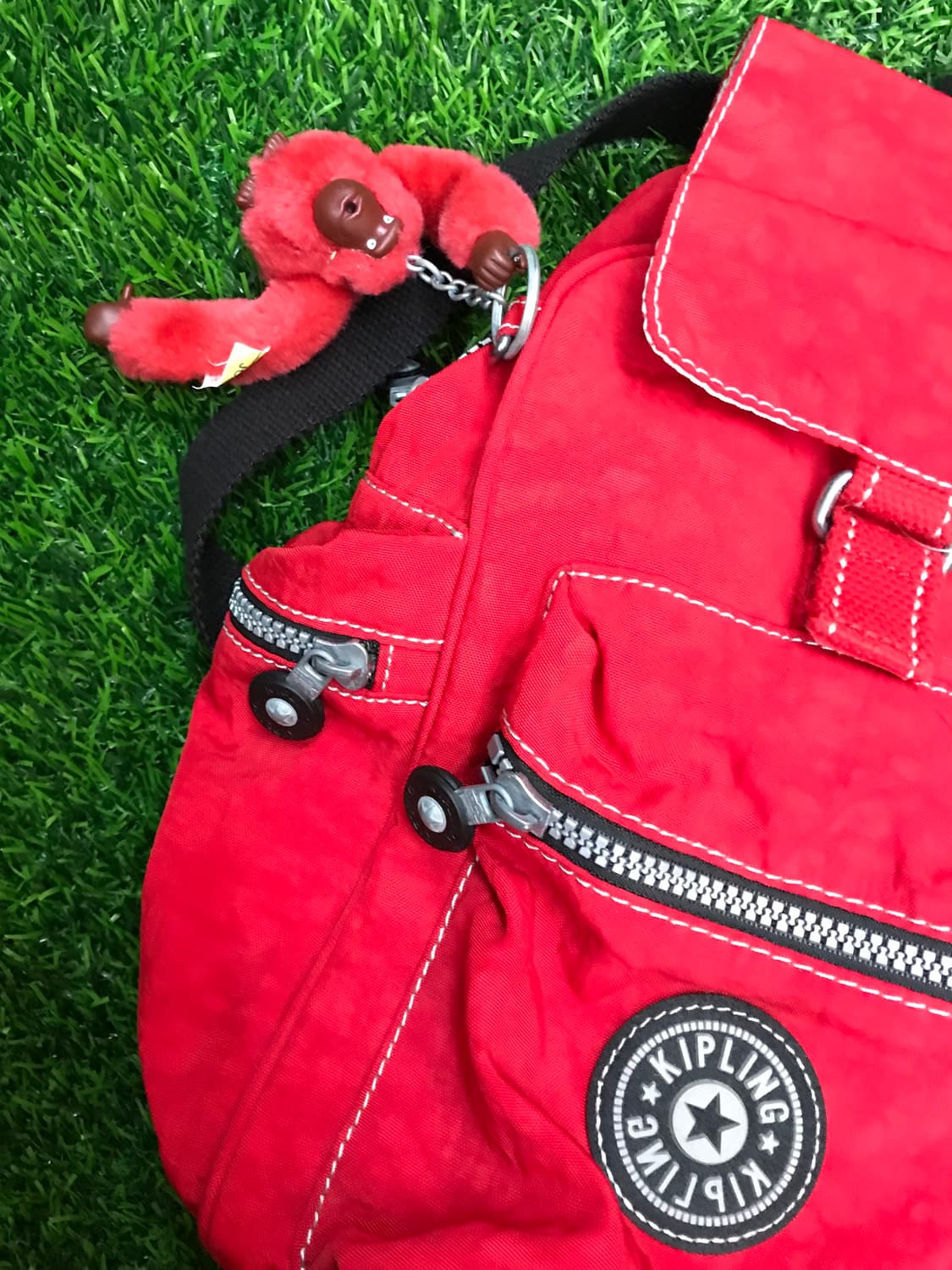 키플링 Kipling 스몰 백팩  레드 상품이미지2