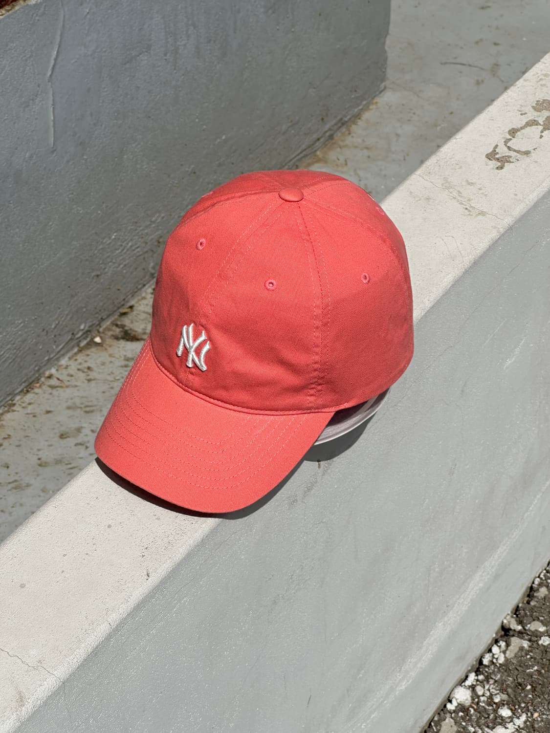 (새상품) MLB 엠엘비 뉴욕양키스 코랄 볼캡 모자 상품이미지2