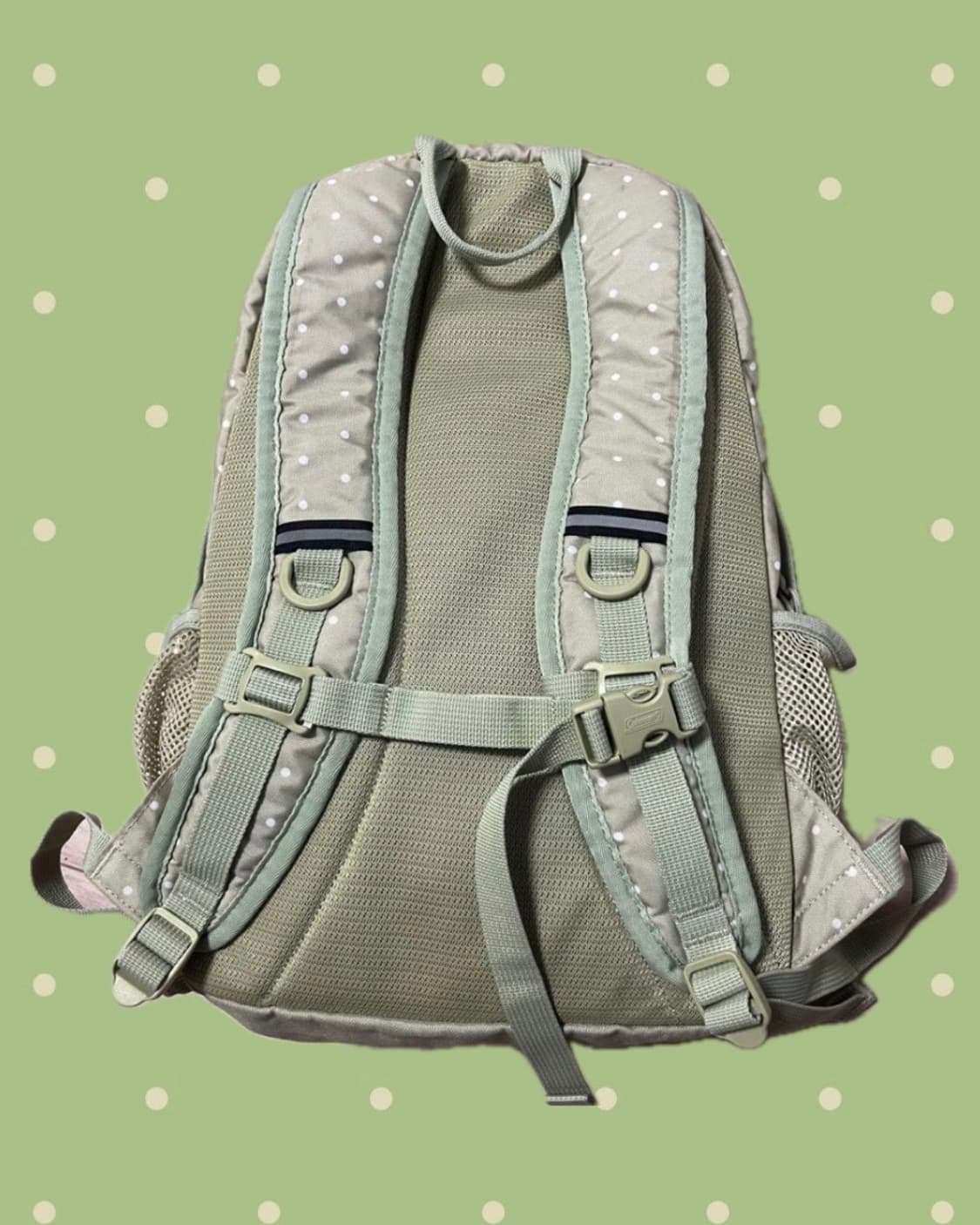 Coleman Khaki dot backpack  상품이미지2