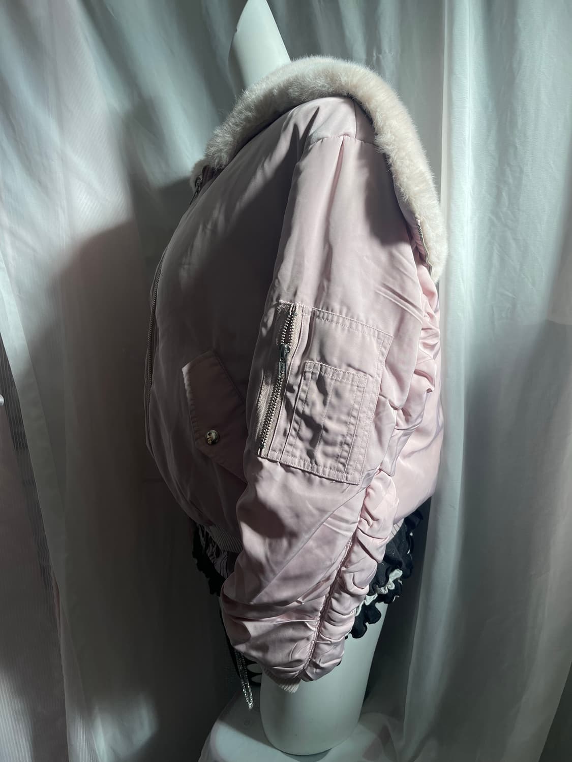 Ankrouge jacket 앙크루즈 베이비핑크 패딩 갸루 상품이미지3