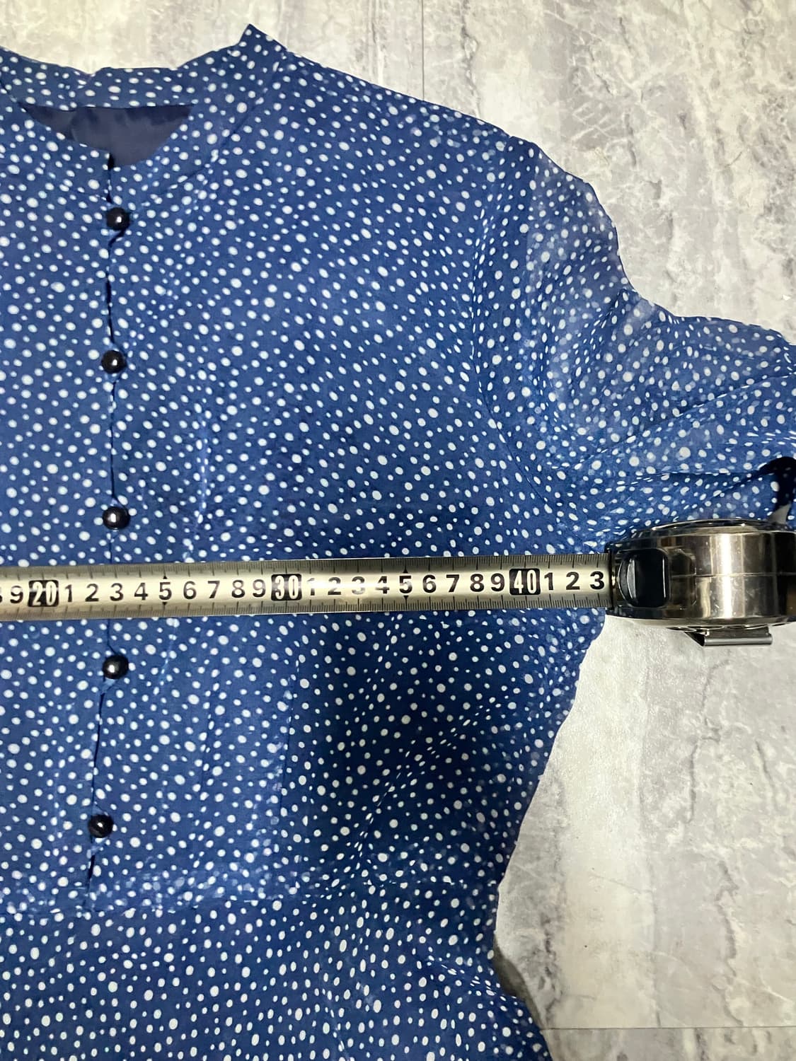 일본빈티지 하구미모리걸 달천깔페어리 도트땡땡이원피스 상품이미지3