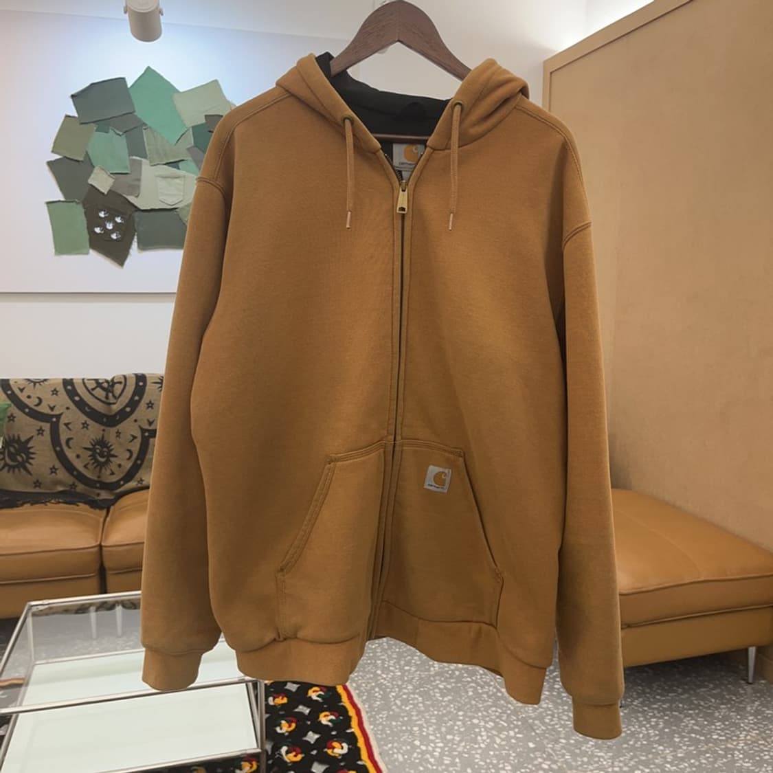 칼하트 올드스쿨 캐주얼 써멀 후드집업 L C07684 상품이미지3