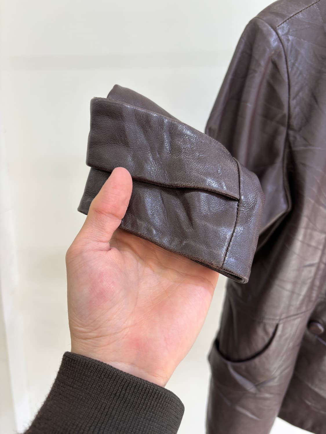 ANNE BASKET 레더자켓 상품이미지4