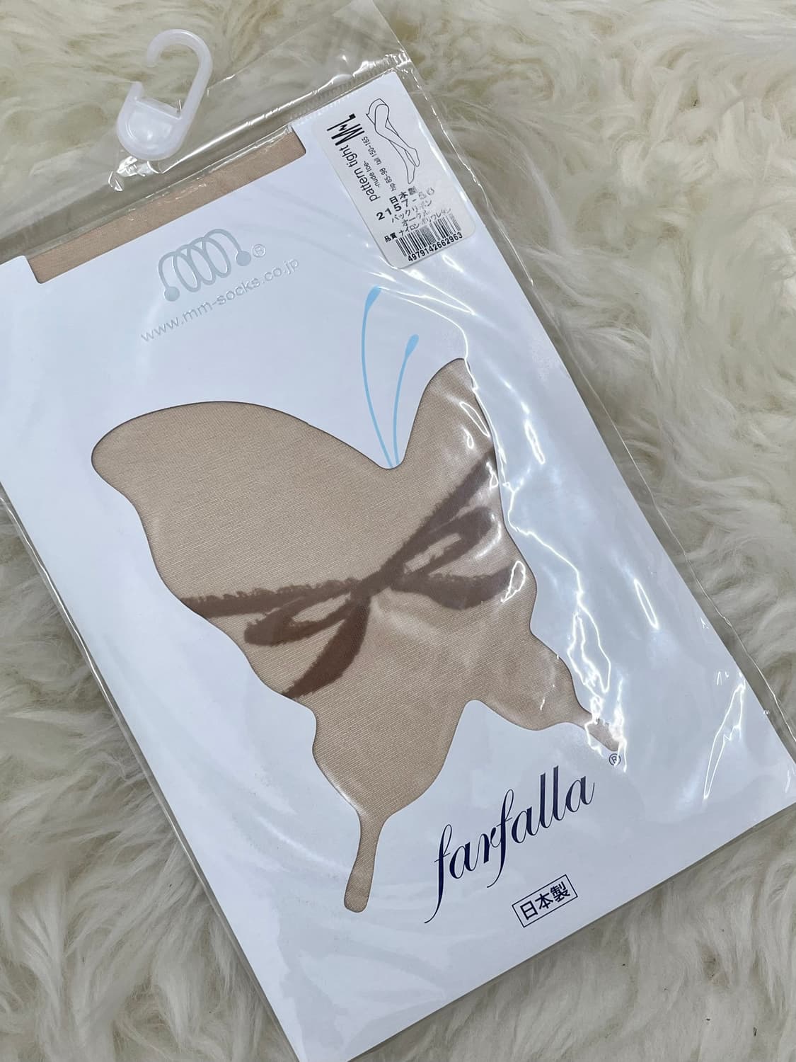 리본 스킨 패턴 스타킹 상품이미지3