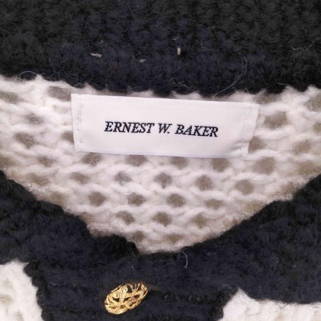 [이준호님 착용] ernest w baker 25AW 크로쉐 금장 자켓 상품이미지6