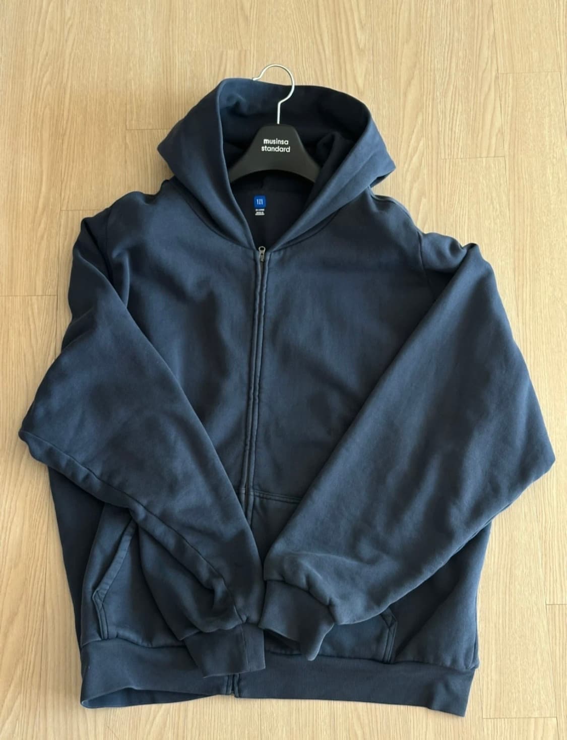 [XXL] 이지 갭 후드집업 네이비 상품이미지1