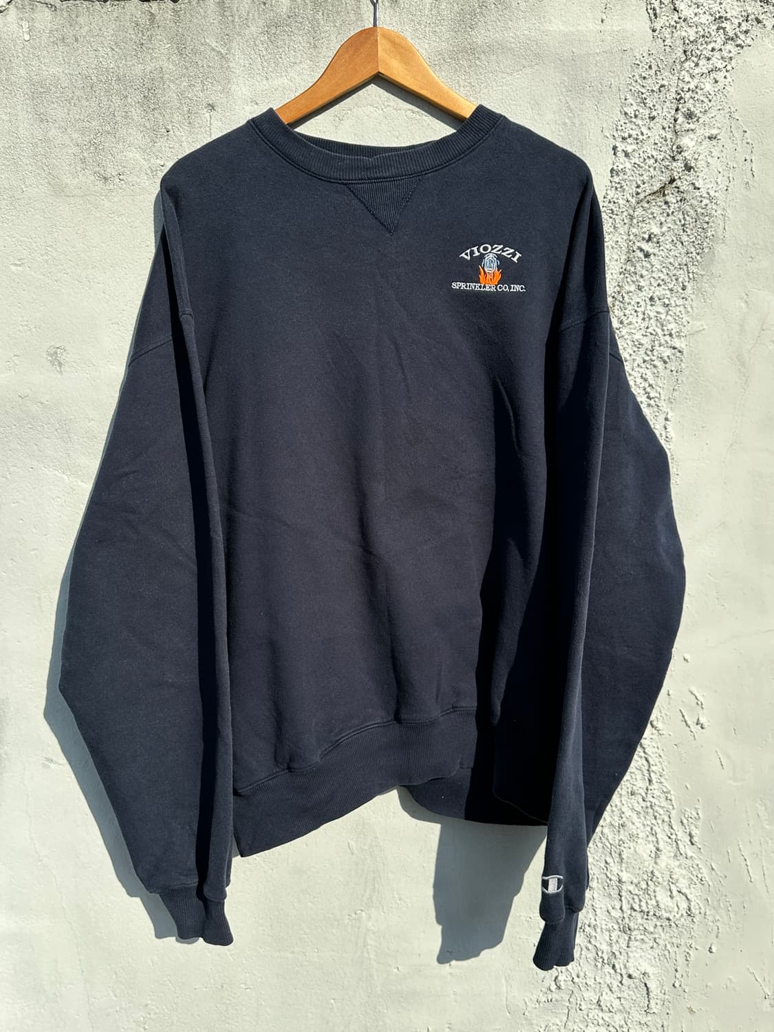 [3XL] 00s 챔피온 네이비 맨투맨 스웻셔츠 상품이미지1