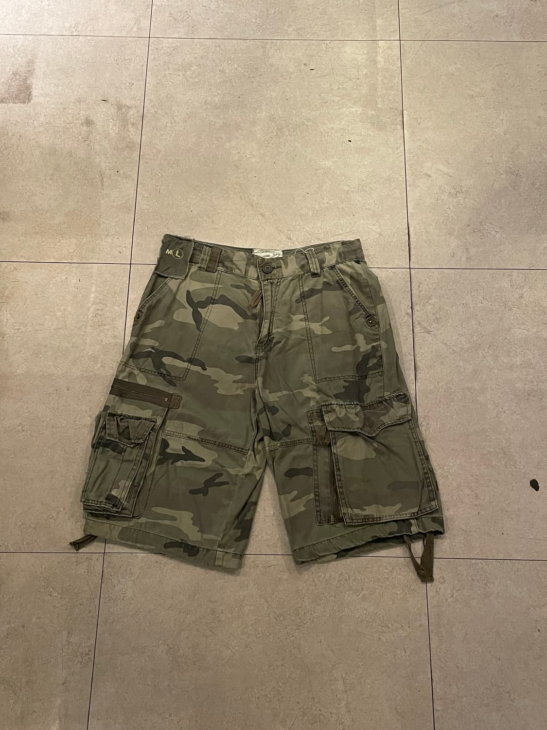 Time credit 타임크레딧 카모 카고 반바지 상품이미지8